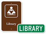 Library Signs