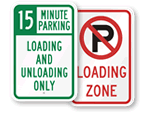 Loading & Unloading Zone Signs