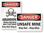 Mine Safety Signs