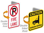 Double Sided Mini Traffic Signs