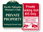 Custom No Parking Sign Templates