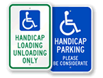 More Handicapped Parking Signs 