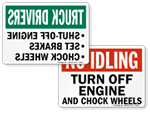 Truck Drivers Signs