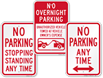 No Parking Signs   General Restrictions