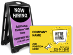 Now Hiring Signs