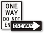 One Way Signs