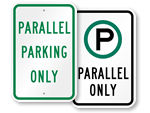 Parallel Parking Only Signs