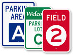 Parking Area Signs - Quick Order