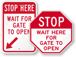Gate Signs (Traditional)