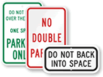 Parking Lot Rules Signs