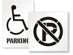 Parking Lot Stencils