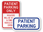 Patient Parking Signs