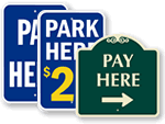 Pay for Parking Signs