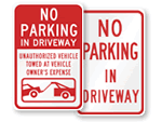 Private Driveway, No Turn Around Sign , SKU: K-4943