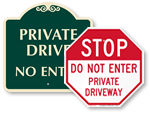 Private Driveway Signs