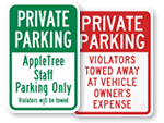 Private Parking Signs
