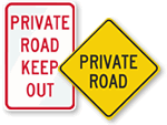 Private Road Signs