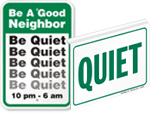 Quiet Please Signs