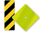Increase reflective visibility in intersections.