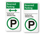 iParking Reserved for Authorized Only Signs