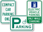 Reserved Parking Signs by Vehicle