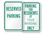 Tenant Parking Signs