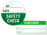 Safety Check Labels