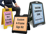 Custom Sandwich Board Signs
