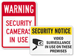Security Cameras in Use