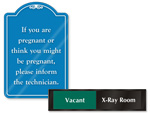 X Ray Room Signs