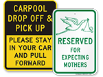 Specialty Reserved Signs