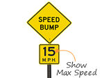 Supplemental Speed Limit Signs