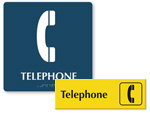 Telephone Location Sign