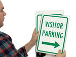 Temporary Visitor Parking Signs