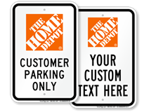 Lynch Sign 14 in. x 10 in. Reserved Parking Only Sign Printed on ...