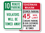 More Time Limit Parking Signs