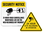 Video Recording Warning Signs