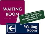Waiting Room Signs
