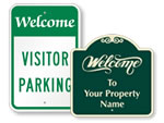 Welcome Parking Signs
