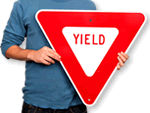 Yield Traffic Signs