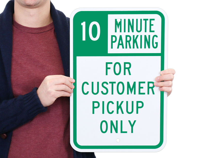 Time Limit Parking Signs Buy Parking Signs with Custom message