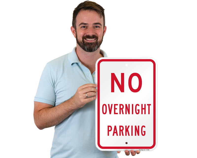 Beach Parking Signs