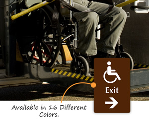 Wheelchair access signs
