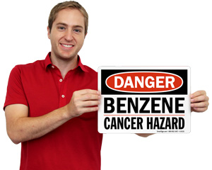 Danger Benzene Signs