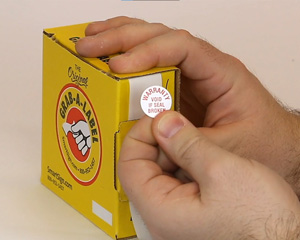 Caibration Label On Dispenser