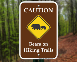 Hiking Trail Safety Sign