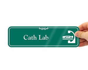 Designer Cath Lab Sign