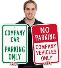 Company Parking Signs