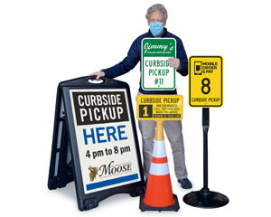 Curbside Pickup Signage