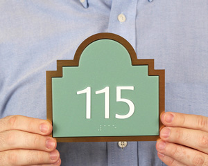Custom Room Number Sign